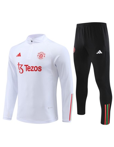 Survêtement Manchester United Blanc Homme 2023 2024 Pour