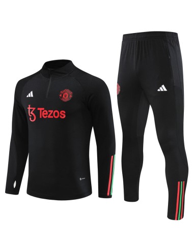 Survêtement Manchester United Noir Homme 2023 2024 Vous souhaitez 