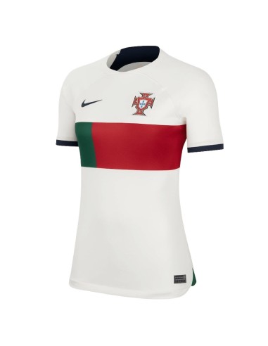 Maillot Portugal Femme Exterieur Blanc 2023 chez Cornerstreet bien 