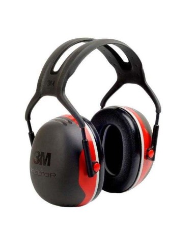 CASQUE PELTOR X3 - NOIR/ROUGE pas chere