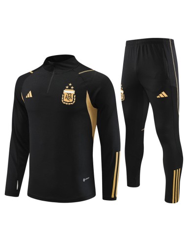 Survêtement Argentine 3 Etoiles Noir Homme 2023 de la marque