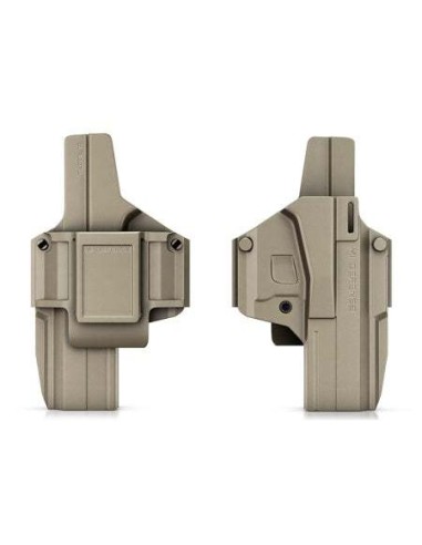 Holster ambidextre modulable IWB/OWB MORF X3 - Glock 17 - Niv 1 - Tan vente chaude votre 