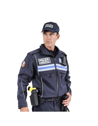 Blouson Gilet SOFTSHELL FIT Police Municipale de France