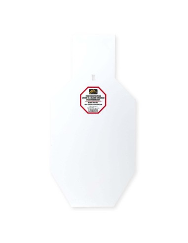 Cible Torse SRT Torso Target® - Acier Hardox 600 - Blanc destockage