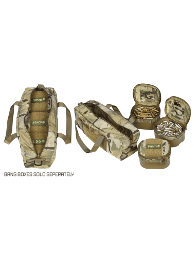 Sac de transport 3fer - capacité 3 Bang Box - Multicam en linge