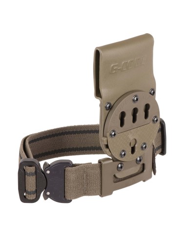 Passant de ceinture RTI optimal drop avec sangle de cuisse et boucle Cobra Coyote du meilleur 