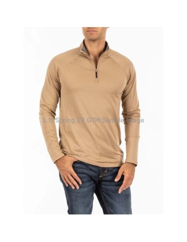 Sweat Stratos 1/4 ZIP Ranger Coyote 5.11 en ligne des produits 