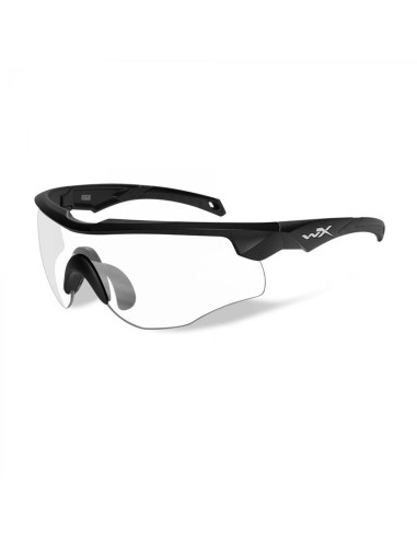 Lunettes de protection balistique Rogue Comm + verre incolore brillant des détails fins