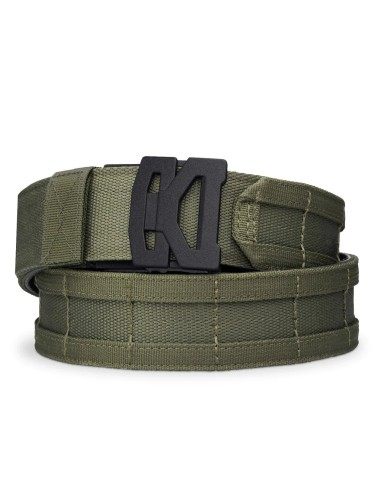 Ceinture de combat micro réglable B2 + Sous-ceinturon rembourrée - Ranger Green de pas cher