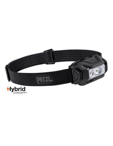 Lampe frontale Hybrid Aria 2 noir - éclairage blanc, rouge, vert et bleu - 450 lumens basket pas cher