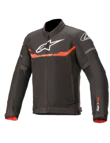 BLOUSON ALPINESTARS T-SP S WATERPROOF NOIR ROUGE FLUO Economisez 