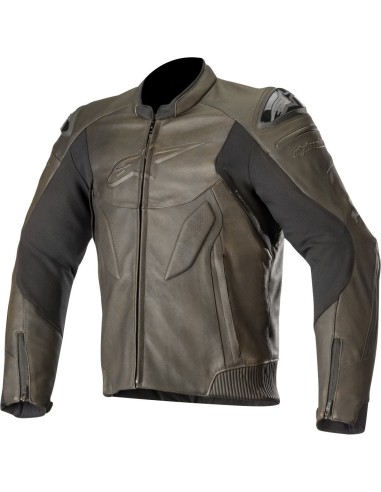 BLOUSON CUIR ALPINESTARS CALIBER MARRON de France