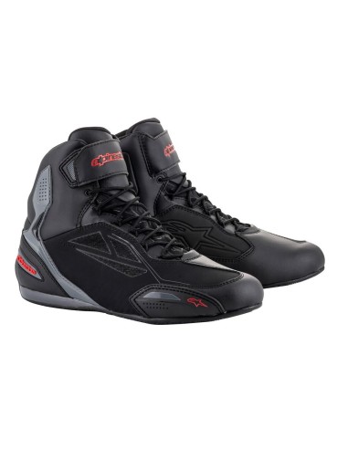 BASKETS ALPINESTARS FASTER 3 DRYSTAR NOIR GRIS ROUGE Livraison rapide