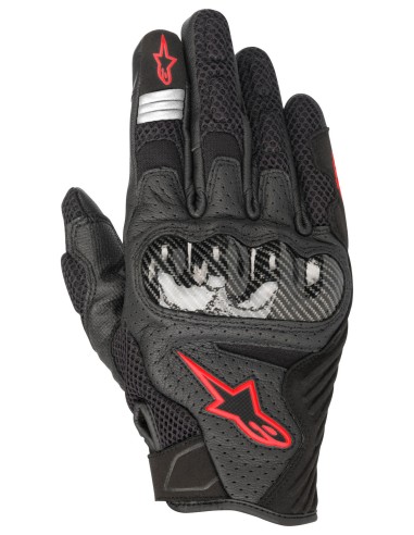 GANTS HOMME ALPINESTARS SMX-1 AIR V2 NOIR ROUGE FLUO le des métaux précieux