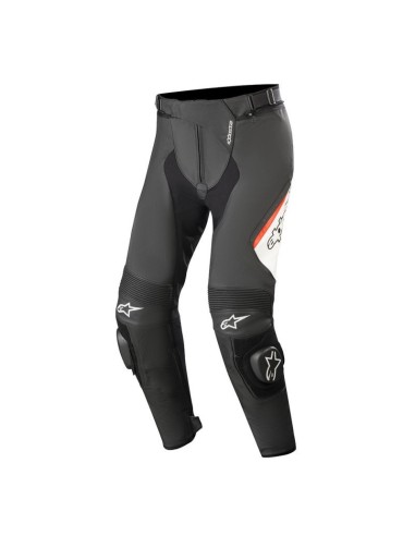 PANTALON CUIR ALPINESTARS MISSILE V2 LONG NOIR ROUGE acheter