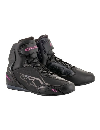 BASKETS ALPINESTARS STELLA FASTER 3 NOIR FUSHIA Par le système avancé 